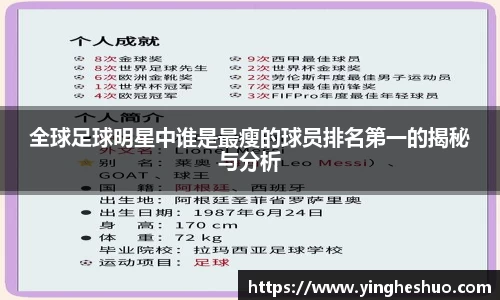 全球足球明星中谁是最瘦的球员排名第一的揭秘与分析